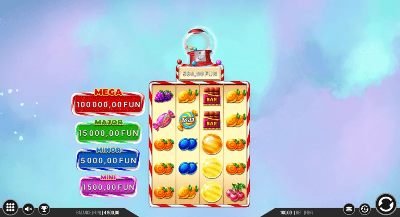 Sweet Candy Cash Stash - เหรียญเงินสดในรอบ Hold and Win